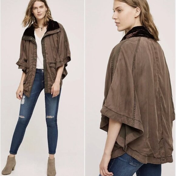 Anthropologie Hei Hei Todra cape jacket size L - Picture 13 of 15